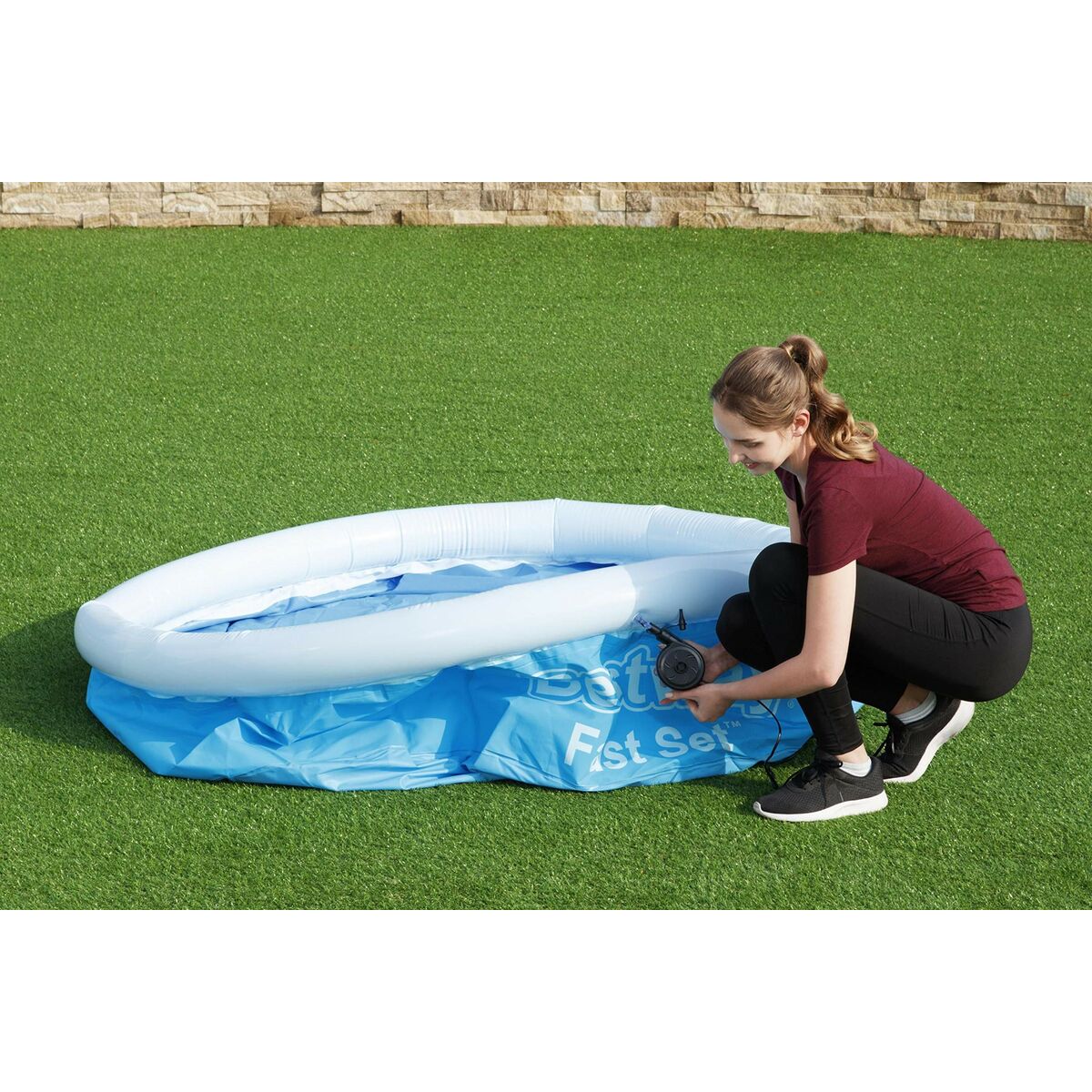 Täispuhutav bassein Bestway Sinine 940 L 183 X 51 cm
